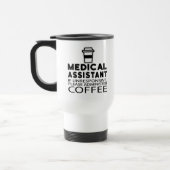 Funny Medical Assistant Coffee Lover Coffein CMA Reisebecher (Links)