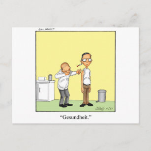 Funny Medical Cartoon Geschenk! Postkarte