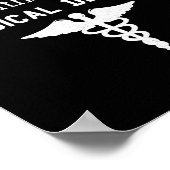 Funny Medical Degree Gift Don't Confuse Internet R Poster (Ecke)