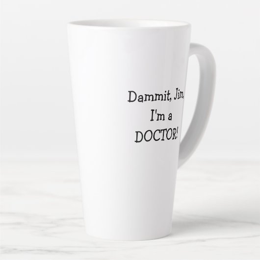 Funny Medical Doctor oder Phd Milchtasse (Rechte Ecke)