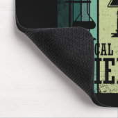 Funny Medical Labrador Tech Wissenschaftler Spaß Mousepad (Ecke)