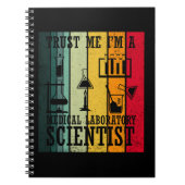 Funny Medical Labrador Tech Wissenschaftler Spaß Notizblock (Vorderseite)