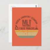 Funny Medical Labrador Technologie Milde Vintager  Postkarte (Vorne/Hinten)