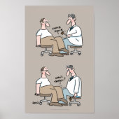 Funny Medical Office Poster Doctor Karos Reflexe (Vorne)