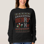 Funny Medical RX Ugly Sweater Sweatshirt (Vorderseite)