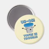 Funny Medical Sie sind in Schwierigkeiten Magnet (Vorderseite/Rückseite)
