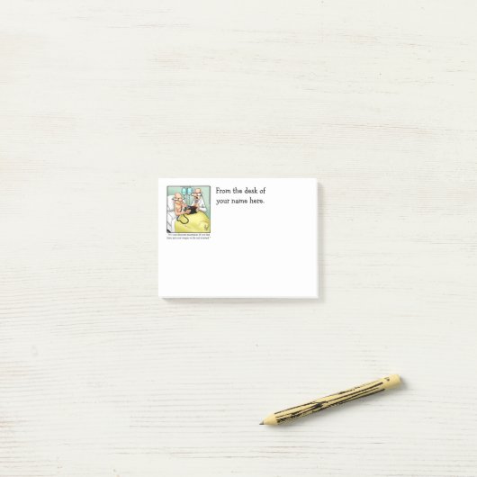 Funny Medical Spaß Personalizable Post It Notes Post-it Klebezettel (Auf Schreibtisch)