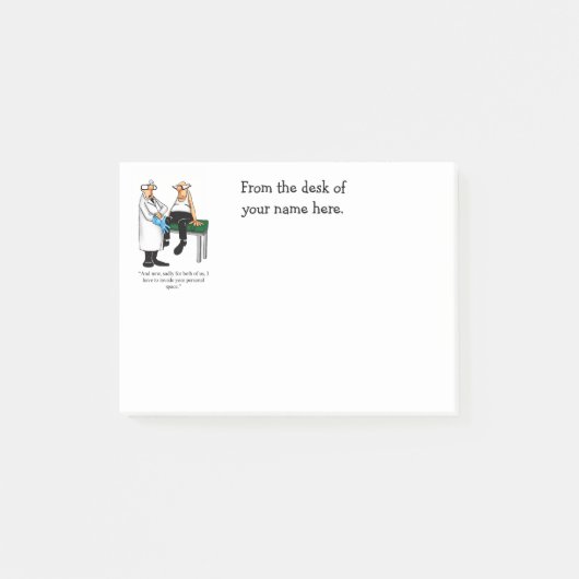 Funny Medical Spaß Personalizable Post It Notes Post-it Klebezettel (Vorderseite)