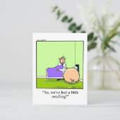 Funny Medical Spaß Postcard Postkarte (Stehend Vorderseite)