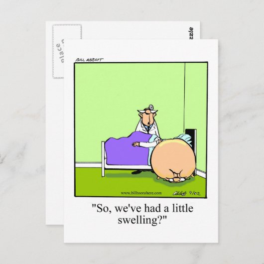 Funny Medical Spaß Postcard Postkarte (Vorne/Hinten)