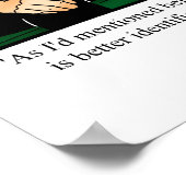 Funny Medical Spaß Poster Gift Gift Ivy (Ecke)