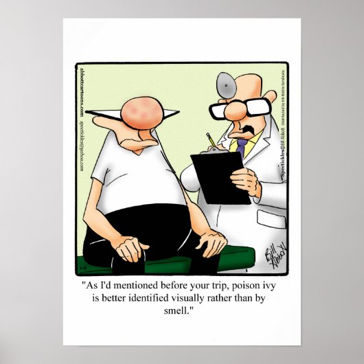Funny Medical Spaß Poster Gift Gift Ivy (Vorne)