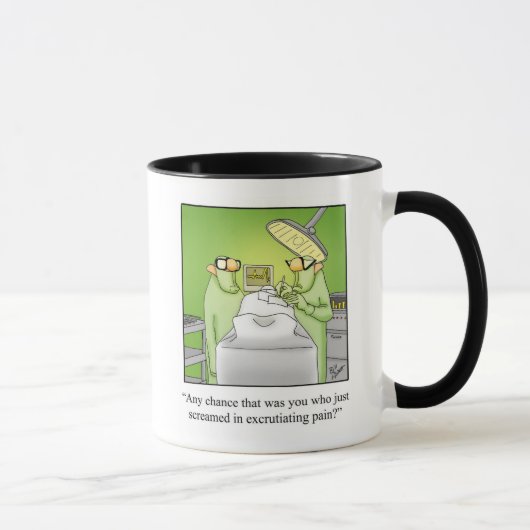 Funny Medical Spaß Ringer Tasse (Rechts)