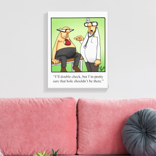Funny Medical Spaß Wrapped Canvas Art Leinwanddruck (Insitu (Wohnzimmer))