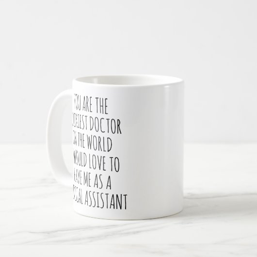 Funny Medical Student Geschenk Arzt Assistentin Do Kaffeetasse (Vorderseite Links)