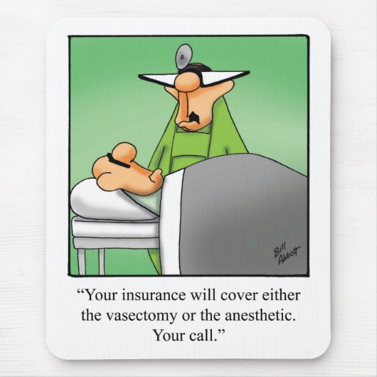 Funny Medical Workplace Spaß Mousepad (Vorne)