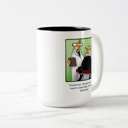 Funny Medical Workplace Spaß Zweifarbige Tasse (VorderseiteRechts)