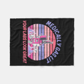 Funny Medically Gaslit Your Labs Look Great  Fleecedecke (Vorderseite (Horizontal))