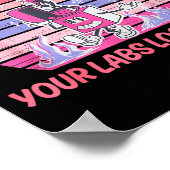 Funny Medically Gaslit Your Labs Look Great  Poster (Ecke)