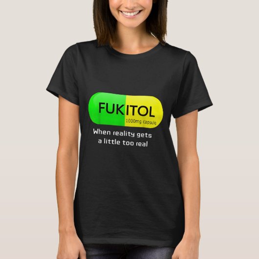 Funny Medication Gooditol Capsule Pharmacy Humor  T-Shirt (Vorderseite)
