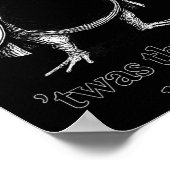 Funny Medieval Frog Meme Carbs Knight M'lord Quote Poster (Ecke)