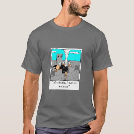 Funny Medieval Spaß Tee Shirt (Vorderseite)