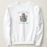 Funny Meditation Cat Inspiration Positives Zitat