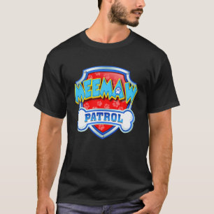 Funny Meemaw Patrol - Hunde Mama, Vater für Männer T-Shirt