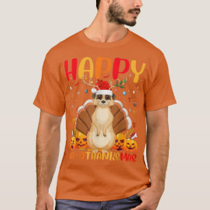 Funny Meerkat Animal Lover Happy Meerkat HelloThan T-Shirt