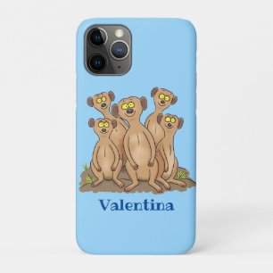 Funny meerkat Cartoon Illustration Case-Mate iPhone Hülle