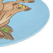 Funny meerkat Cartoon Illustration Schneidebrett (Ecke)