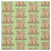 Funny meerkat Cartoon Illustration Stoff (Muster)