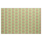 Funny meerkat Cartoon Illustration Stoff (Fat Quarter (45,7 x 55,9 cm))