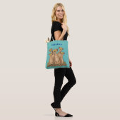 Funny meerkat Cartoon Illustration Tasche (Am Model)