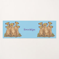 Funny meerkat Cartoon Illustration