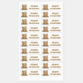 Funny meerkat Cartoon personalisiert Etiketten (Blatt)