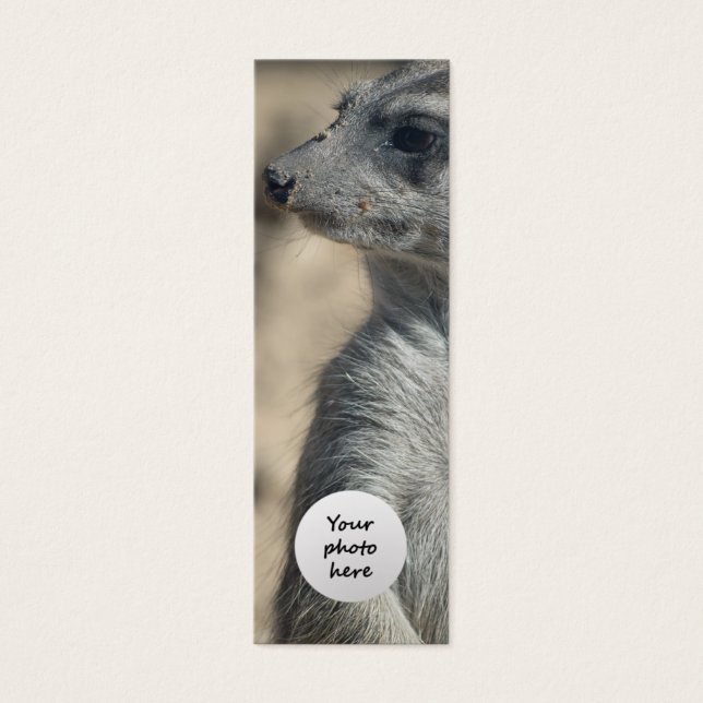 Funny Meerkat Custom Lesezeichen (Vorderseite)