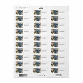 Funny Meerkat Custom Return Address Label (Vorne)