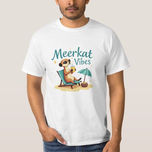Funny Meerkat Geschenk T-Shirt (Vorderseite)
