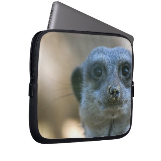 Funny Meerkat Laptopschutzhülle (Vorne Rechts)