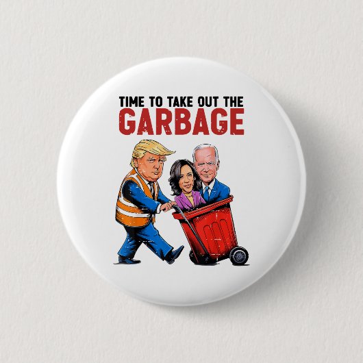 Funny Mega Trump Präsident 2024 Zeit, um G Button (Vorderseite)