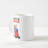 Funny Mega Trump Präsident 2024 Zeit, um G Kaffeetasse (Vorderseite Links)