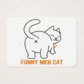Funny Meh Cat (Vorderseite)