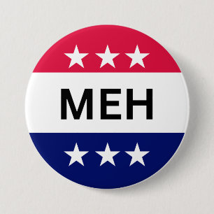 FUNNY MEH US-PRÄSIDENTSCHAFTSWAHL 2024 BUTTON