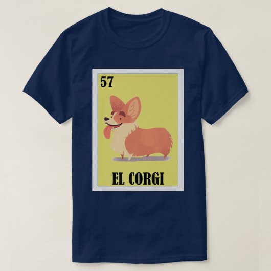 Funny Meican Hunde Designel Corgi744 T-Shirt (Design vorne)