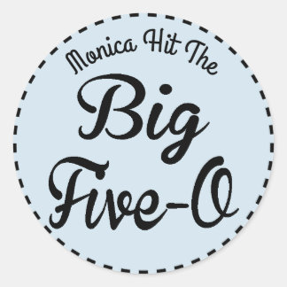 Funny Meilenstein Geburtstag - 50 Jahre alt Runder Aufkleber