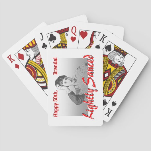 Funny Meilenstein Geburtstagskarten Spielkarten (Rückseite)