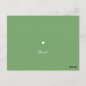 Funny mein anderer halber Avocado Valentinstag Hin Postkarte (Rückseite)