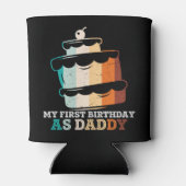 Funny mein erster Geburtstag als Papa Dosenkühler (Rückseite)