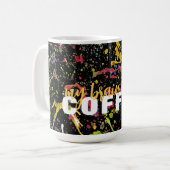 Funny, mein Gehirn vor Kaffee Kaffeetasse (Vorderseite Links)
